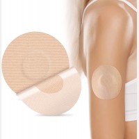 Set 20 de plasturi pentru fixarea senzorului de glicemie cu extra adeziv, bej