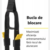 TRX PRO KIT - Corzi antrenament in suspensie + Ghid Exercitii