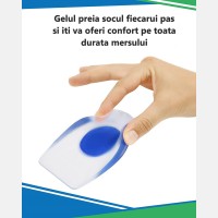 Suport din silicon gel, pentru calcaie