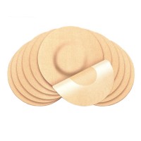 SET 10 DE PLASTURI PENTRU FIXAREA SENZORULUI DE GLICEMIE CU EXTRA ADEZIV, BEJ