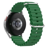 CUREA CEAS SILICON, COMPATIBILA CU HUAWEI WATCH GT 2 / 3 PRO, SAMSUNG GALAXY WATCH 46MM, FOSSIL, SAU ORICE CEAS CU LATIME CUREA 22 MM, Verde