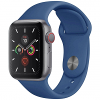 Curea Sport, Apple Watch, Silicon, Albastru