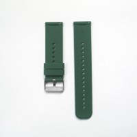 CUREA CEAS SILICON, COMPATIBILA CU SMARTWATCH HUAWEI WATCH GT 2 / 3 PRO, SAMSUNG GALAXY WATCH 46MM, FOSSIL, SAU ORICE CEAS CU LATIME CUREA 22 MM, Verde