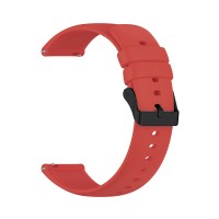 CUREA CEAS SILICON, COMPATIBILA CU SMARTWATCH HUAWEI WATCH GT 2 / 3 PRO, SAMSUNG GALAXY WATCH 46MM, FOSSIL, SAU ORICE CEAS CU LATIME CUREA 22 MM, Rosu