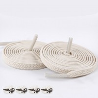 SIRETURI ELASTICE FARA LEGARE CU CLIPS METALIC, Bej