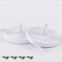 SIRETURI ELASTICE FARA LEGARE CU CLIPS METALIC - ALB